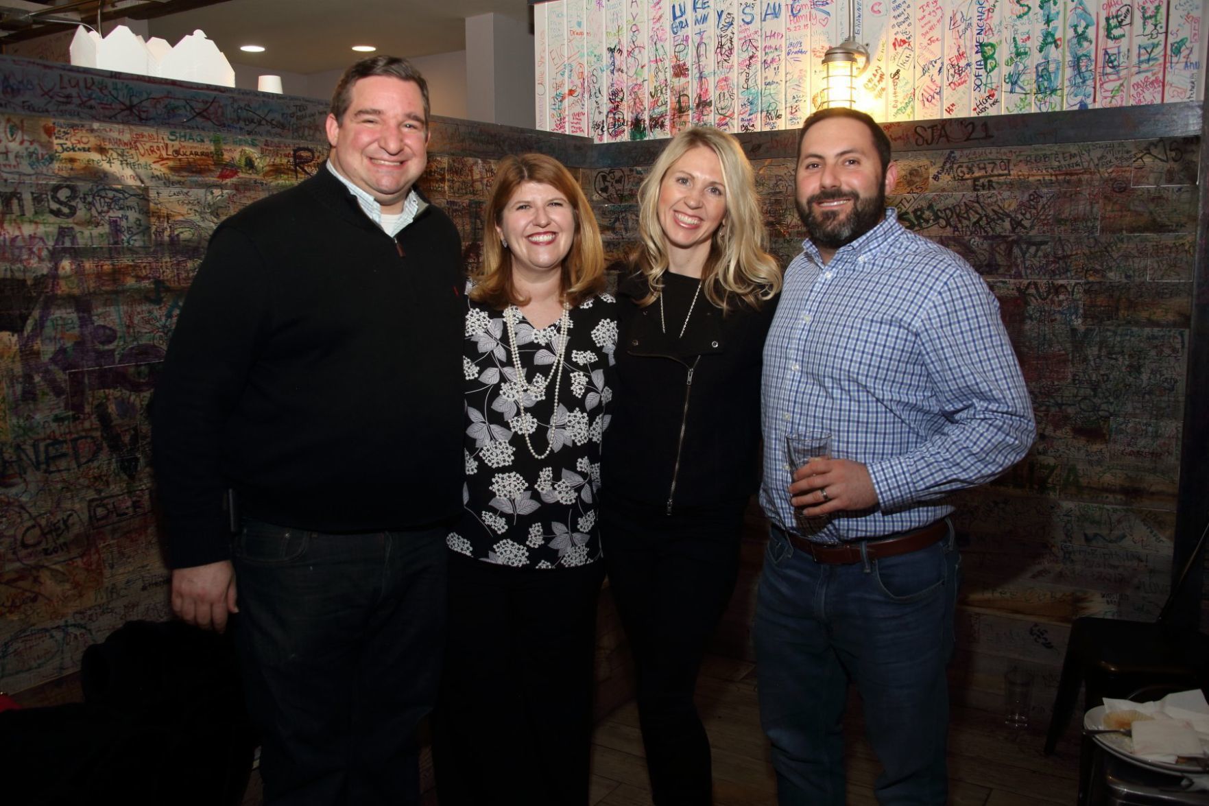 Scott and Julie Zuick, Britt and Jon Singer